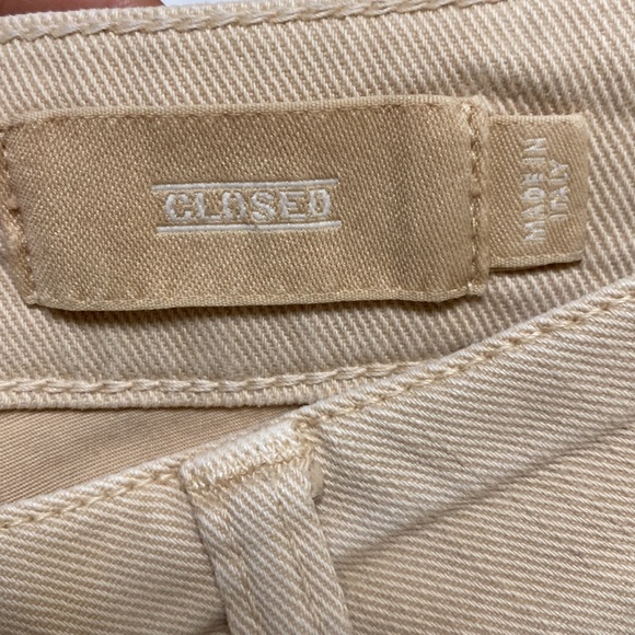 Closed Starlet Jeans Womens Tan Skinny Low Waist Straight Leg Cropped - Picture 11 of 11